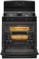 Amana® 30" Black Freestanding Gas Range-2