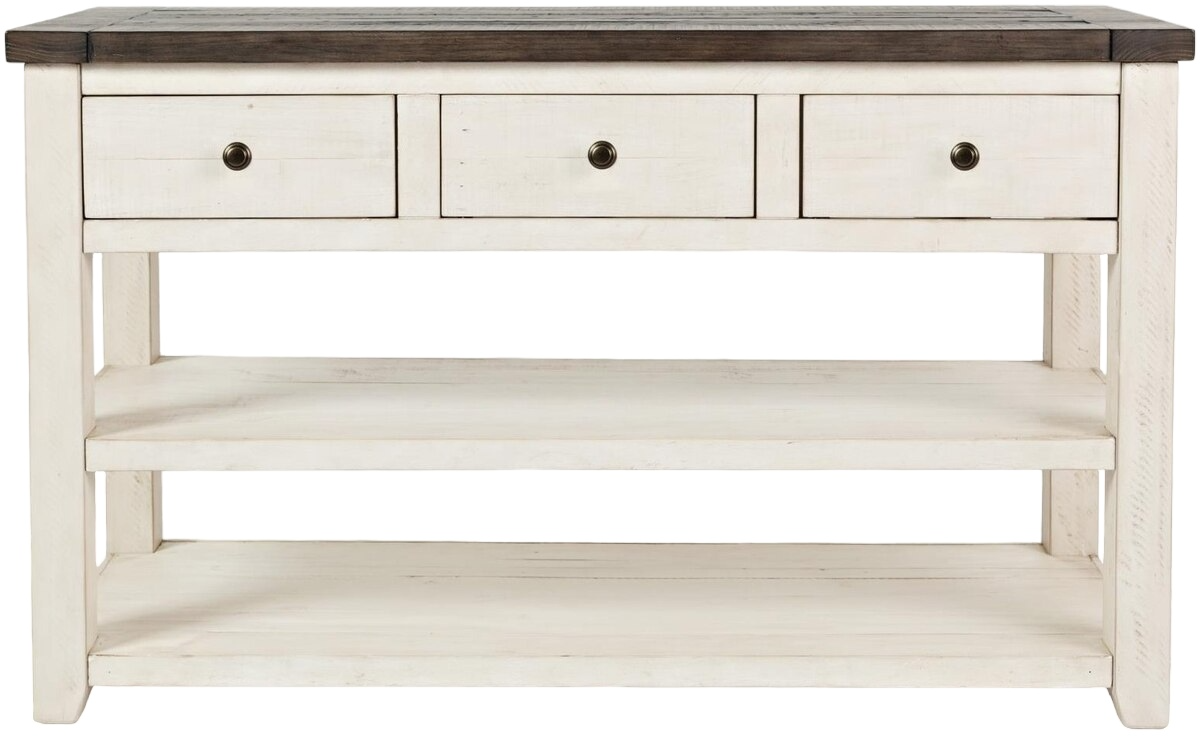 Jofran Madison County Console Table with Fireplace - Thumbnail 4