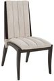 Michael Amini® Paris Chic Beige/Espresso Side Chair-0