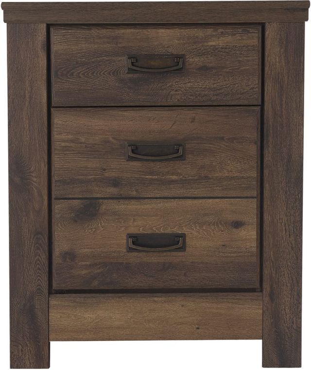 Signature Design by Ashley® Quinden Dark Brown Nightstand Farnham's