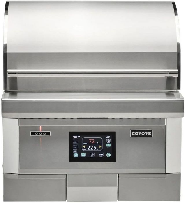 Coyote® 28" Built-In Pellet Stainless Steel Grill-0