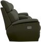La-Z-Boy® Talladega Charcoal Power Reclining Loveseat with Console and Headrest-2