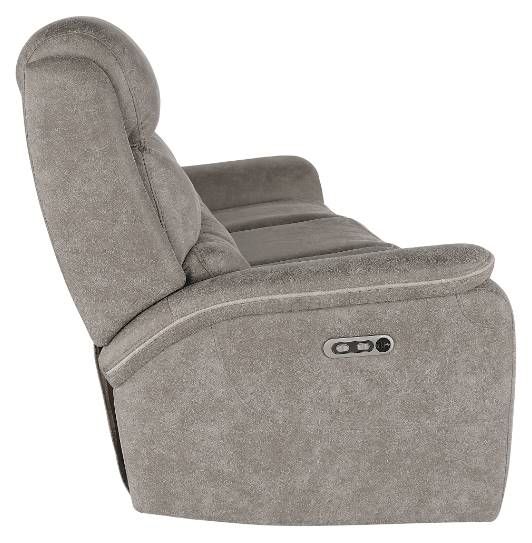New Classic® Home Furnishings Kamari Gray Power Reclining Sofa-4