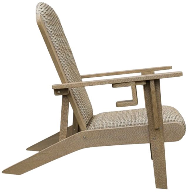 Signature Design by Ashley® Bradstreet Bay Beige Woven Outdoor Adirondack Chair-2