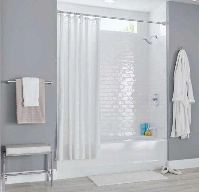 American Standard Princeton® White 60” x 34” ntegral Apron Bathtub Above Floor Rough Right-Hand Outlet-2