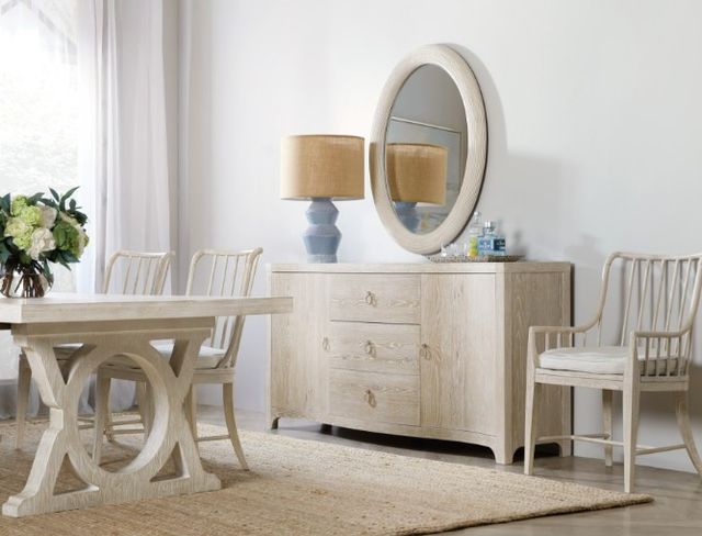 Hooker® Furniture Serenity Amelia Coral Oval Mirror-1
