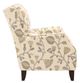 Chairs of America Rosabell Silver Accent Wing Chair-3