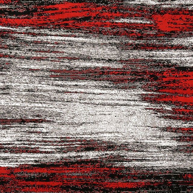 Furniture of America® Sivas Gray/Red Medium Area Rug-1