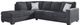 Signature Design by Ashley® Altari 2-Piece Slate Left-Arm Facing Sofa Sectional and Chaise-0