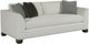 Fairfield® Customizable Urban Living Clipped Arm Sofa with Border Back and Wood Legs-0