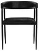 Classic Home Preston Black/Jet Black Dining Chair-2