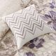 Olliix by Madison Park Taupe Full/Queen Luna 6 Piece Reversible Coverlet Set-3