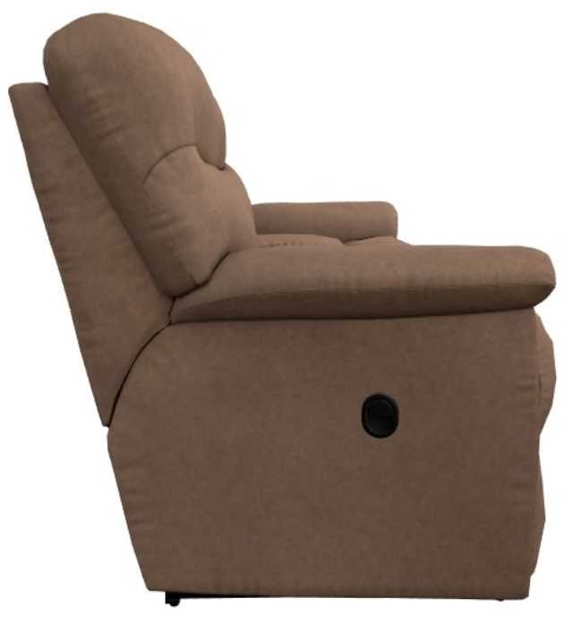 La-Z-Boy® James Tawny Manual Reclining Loveseat with Console-3
