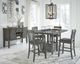 Signature Design by Ashley® Hallanden 8-Piece Gray Counter Height Dining Room Set-4