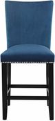 Steve Silver Co. Camila Blue/Espresso Upholstered Counter Stool-3