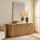 Uttermost® Arik Natural/White 4-Door Cabinet-2