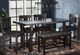 Jofran Inc. American Rustics 6-Piece Dark Brown/Gray Counter Dining Set-1