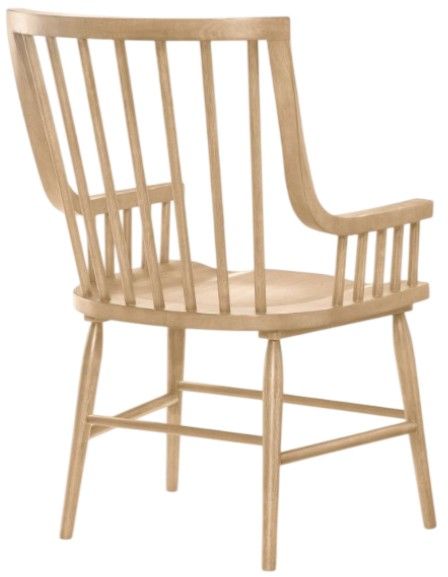 Legacy Classic Xxx's and Ooo's Amber Windsor Dining Arm Chair-1