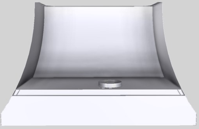 Vent-A-Hood® Designer Series 48" White Wall Mounted Range Hood-2