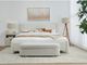 Modus Furniture Burke Cottage Cheese Queen Upholstered Platform Bed-4