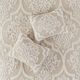 Olliix by Madison Park Viola 3 Piece Taupe Full/Queen Tufted Cotton Chenille Damask Comforter Set-2