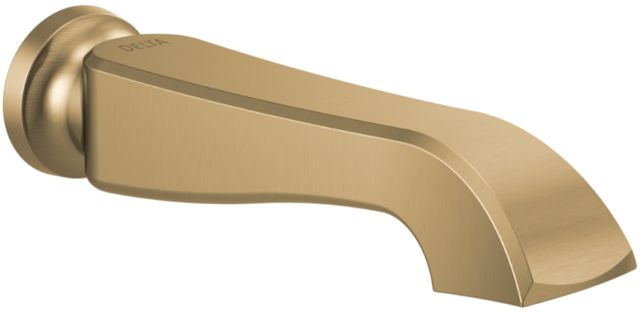 Delta Dorval® Champagne Bronze Non-Diverter Tub Spout-0