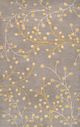 Surya Athena Gray Floral 5'x8' Area Rug-0