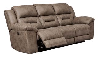 Signature Design by Ashley® Stoneland Fossil Power Reclining Sofa