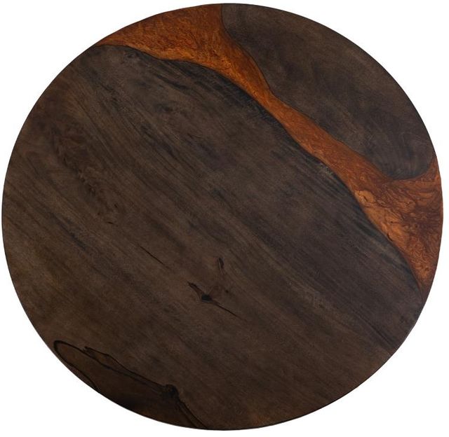 International Furniture Direct Raramuri Brown Round Dining Table-3