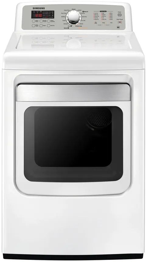 Samsung 7.4 Cu. Ft. White Electric Dryer-0
