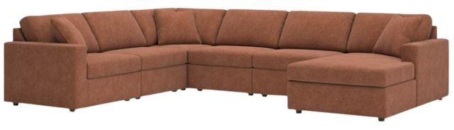 Signature Design by Ashley® Modmax 6-Piece Spice Right Arm Facing Sectional with Storage Chaise-0