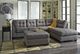 Benchcraft® Maier Charcoal Oversized Accent Ottoman-4