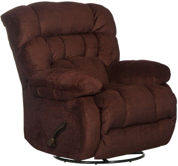 Catnapper® Daly Cranapple Chaise Swivel Glider Recliner-0