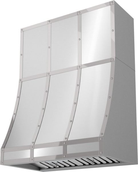 Zephyr Designer Collection 36''x 18'' Stainless Steel Hood Banding Kit-2