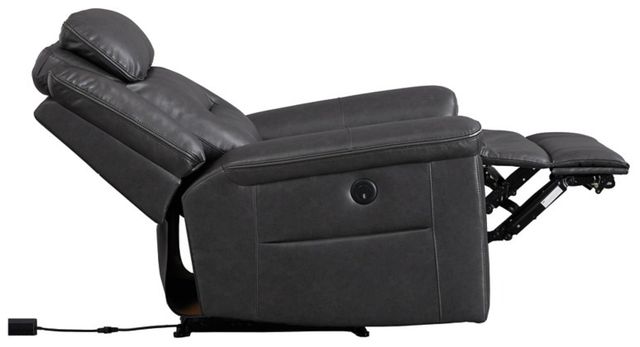Signature Design by Ashley® McAdoo Charcoal Power Reclining Loveseat-2