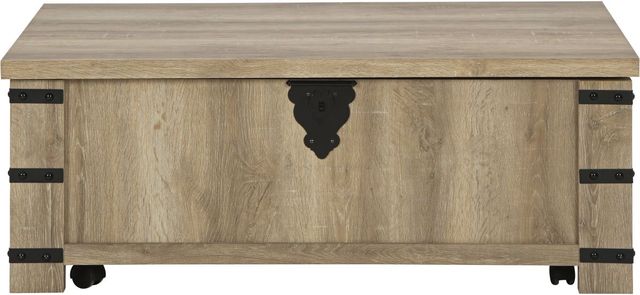 Signature Design by Ashley® Calaboro Oak Lift-Top Coffee Table-2