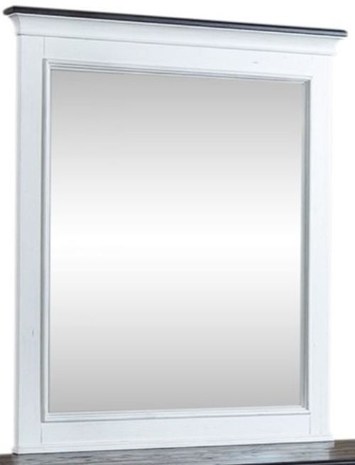 Liberty Furniture Allyson Park Charcoal/Wirebrushed White 74" Dresser and Mirror-3