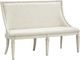 Magnussen Home® Newport Alabaster Bench with Upholstered Seat and Back-0