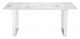 Zuo® Modern Atlas White Dining Table with Silver Frame-2
