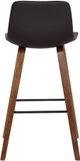 Armen Living Maddie Brown 26" Swivel Counter Stool-3
