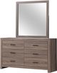 Coaster® Brantford Barrel Oak Dresser Mirror-1