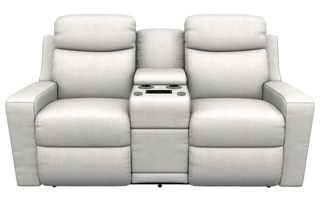La-Z-Boy® Emmons Sand Power Reclining Loveseat with Console and Headrest-1