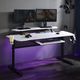 ACME Furniture Vildre Black/White Gaming Desk-1