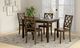Emerald Home Harbor 5-Piece Brown Dining Set-1