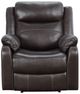 Homelegance® Yerba Dark Brown Manual Reclining Chair-2