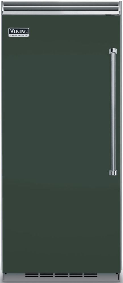 Viking® 5 Series 19.2 Cu. Ft. Blackforest Green Professional Left Hinge All Freezer-0