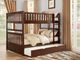 Homelegance® Rowe Dark Cherry Youth Full/Full Bunk Storage Bed-1