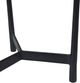 Renwil® Avila Glass Top Accent Table with Plated Black Base-3