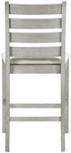 New Classic® Home Furnishings Pascal Driftwood Gray Ladderback Counter Dining Chair-3