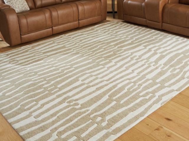 Signature Design by Ashley® Corrbell Beige/White 8'x10' Large Area Rug-3